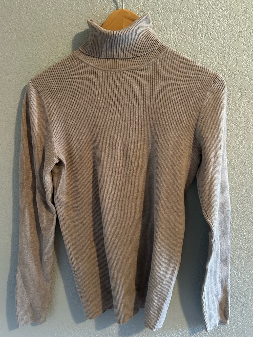 Old Navy Ribbed Turtleneck Sweater - Light Taupe